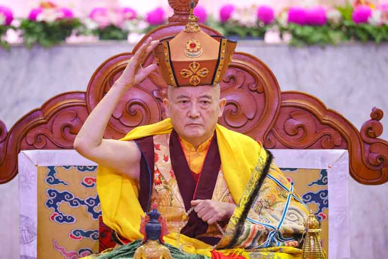 བཀའ་བརྒྱུད་སྨོན་ལམ་ཆེན་མོ་ཐེངས་བཞི་བཅུ་པའི་དངོས་གཞི་ཉིན་མཐའ་མ། 